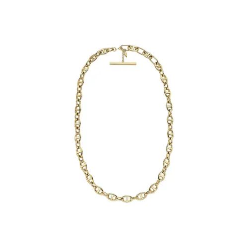 FOSSIL Нержавеющая сталь Ожерелье Женское Золото