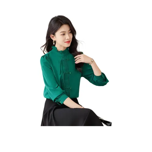 Like The Age Of Water Рубашка Женская Зеленая