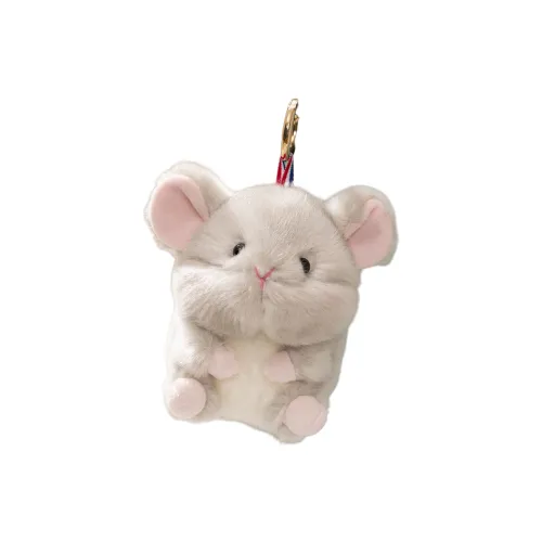 CHUNTUSHU Милый Белый Кролик Шар Hamster And Кролик Куклы Плюшевый Брелок 12 см Рекомендуемая Высота