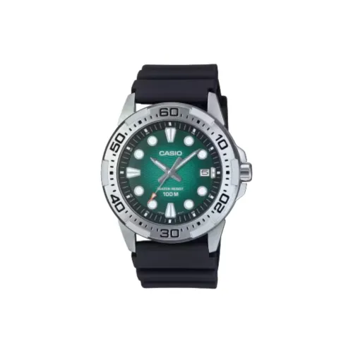 CASIO G SHOCK Collection Кварцевый механизм Смольный ремешок Часы Мужские Зеленый циферблат