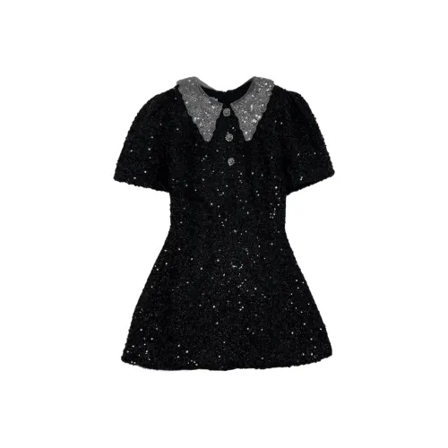 GORGEOUSIDEA Летнее Короткое Платье с Короткими Рукавами Женское