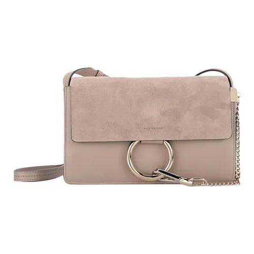 Chloe Chloé сумки Телячья кожа Плечевая сумка Стандартная Женская Серый