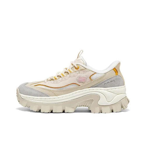 Skechers Уличный Кэжуал Низкий Топ Желтый Женский