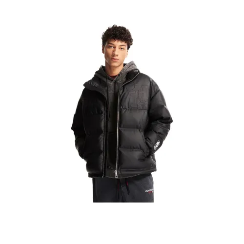 JACK JONES· x NBA Down Jacket Coat Unisex Black JACK JONES· x NBA Пуховик Пальто Унисекс Черный