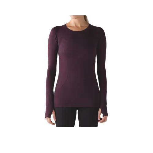 lululemon Swiftly Tech Реглан с короткими рукавами Беговая футболка Женская Темно-фиолетовая