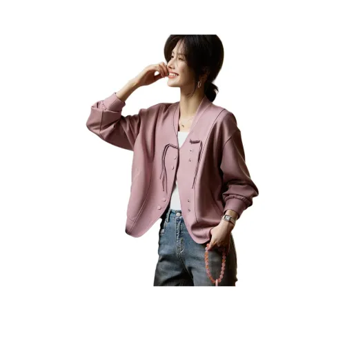 XWI Бейсбольная куртка Женская Камео Коричневый Дымчатый Розовый