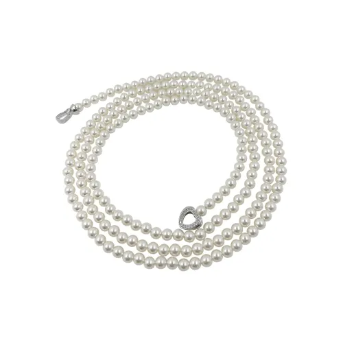 NATURALLYJOJO Искусственная жемчужина Ожерелья Женские Белый Серый