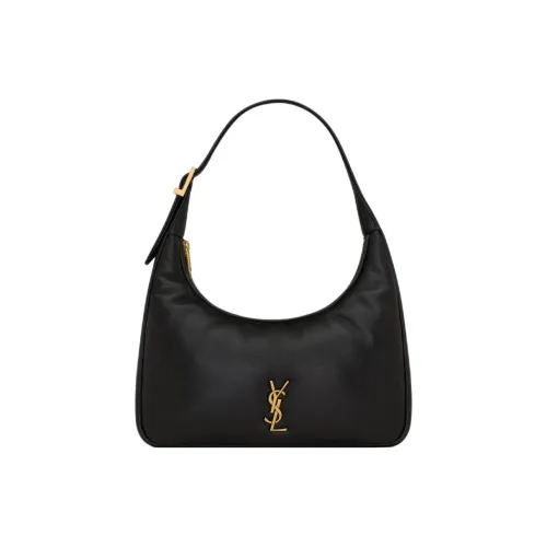 SAINT LAURENT Lambskin Hobo Bag Shoulder Bag Crossbody Bag Mini Women's Black SAINT LAURENT Lambskin Хобо Сумка Сумка на плечо Сумка через плечо Мини Женская Черная