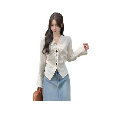 MORii Абрикос Женские Рубашки