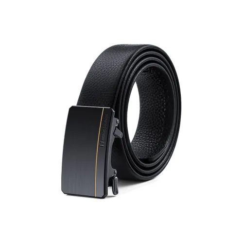 HLA Ремни из натуральной коровьей кожи мужской 3,5 см