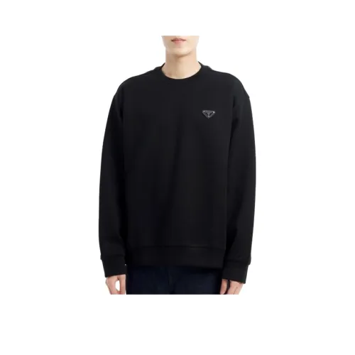 PRADA Мужские черные свитшоты