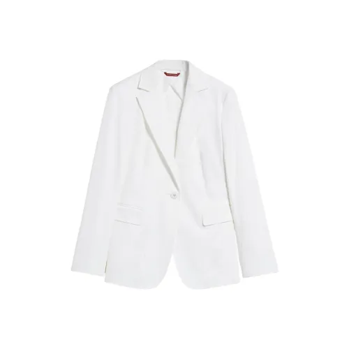 MaxMara Studio Куртки Пальто Женские Белые