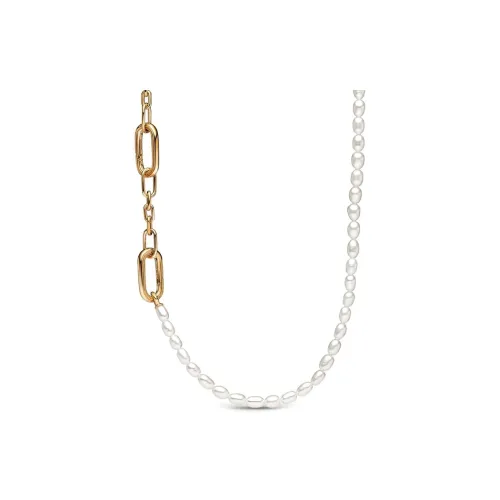 Pandora Золото-Покрытое Ожерелье Женское