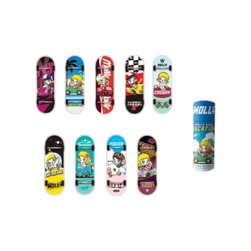 POP MART Молли Magic Kaká Collection Палец Слепые коробки Один Blind Коробка Целая коробка 9 шт