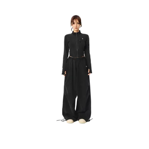 DRAGON FACE Повседневный костюм женский вымытый серый черный