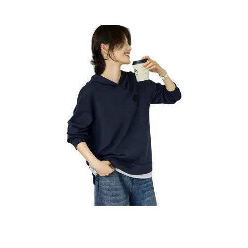 XWI Свитшот Женский Темно-Синий