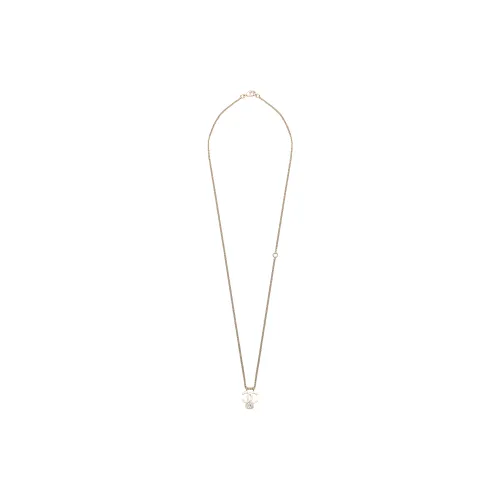 CHANEL Double C Металл Crystal Necklaces Женские