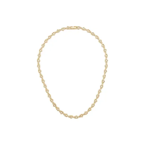 Numbering Brass Necklaces Унисекс Золото