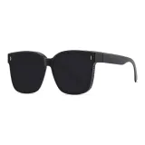 Черная оправа с серыми линзами [Пляж, Морское побережье, Повседневные, Солнцезащитные очки]