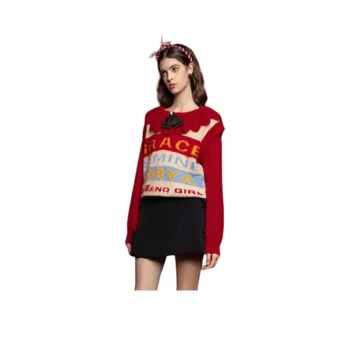 JORYAweekend Топ без рукавов Женский Молочный Белый Красные Полосы