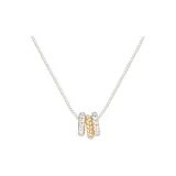 Ожерелье из серебра 925 пробы, круглой формы