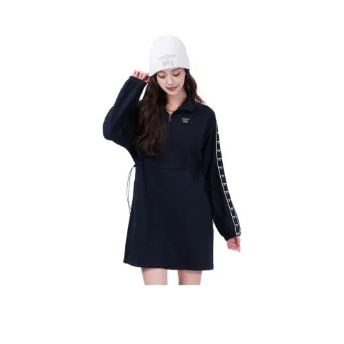 Boy London Длинное платье с длинными рукавами женское черное