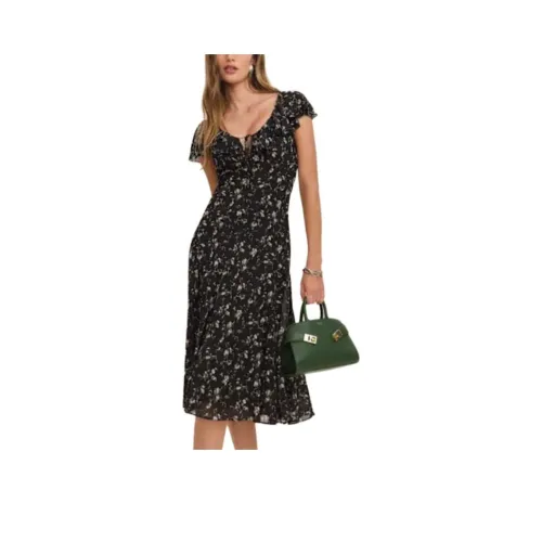 Платье Reformation Gaelle с короткими рукавами женское