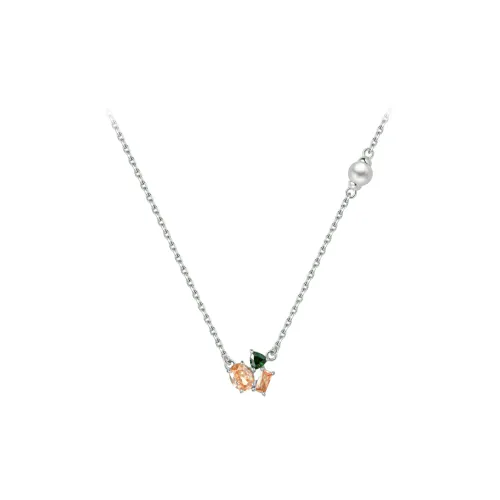 BABYBEI 925 стерлинговое серебро жемчужная раковина ожерелья женские