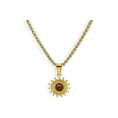 PUENTE Титановые стальные ожерелья мужские