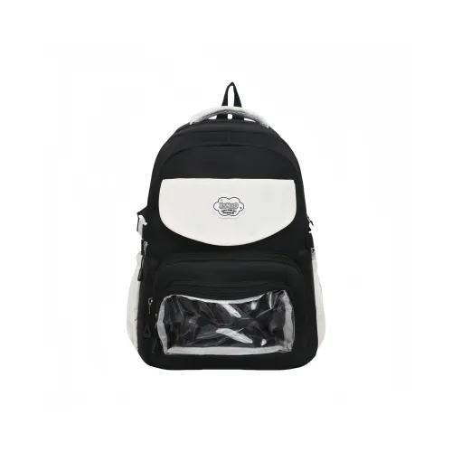 Villelon Нейлон Рюкзак Itabag Обычный Унисекс Черный Розовый Красный Зеленый Синий