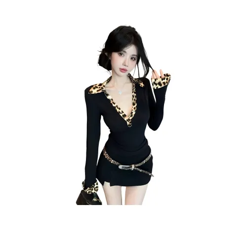 FOCOS STUDIO Черные Женские T-рубашки