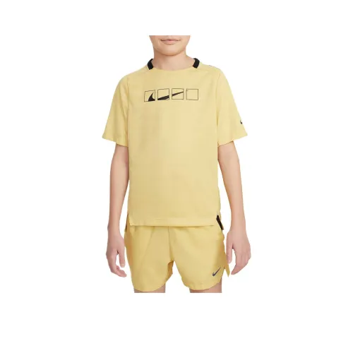 NIKE Dri Fit Сатурн Золотой Школьный возраст Футболка