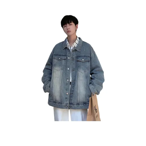 ELNHEN Denim Jacket Unisex Purple