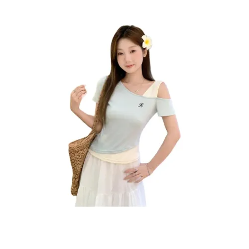 7 SEVFUN Синий Женские Футболки