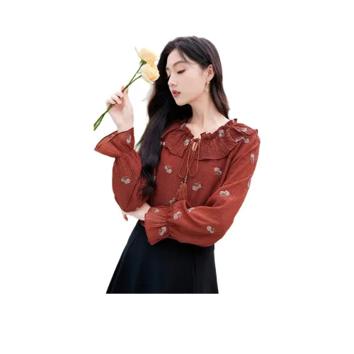 Like The Age Of Water Свитшот Женский Красный