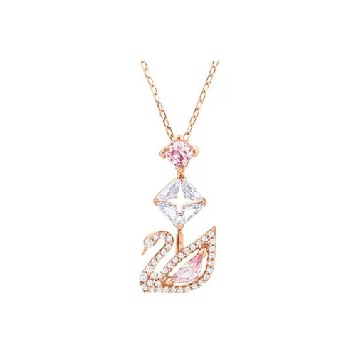 Swarovski Лебедь Искусственный Кристалл Ожерелье Женские