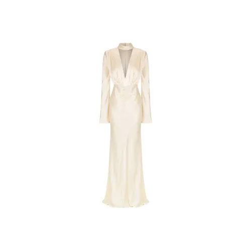 Shona Joy LA LUNE Длинное Платье с Длинными Рукавами Женское