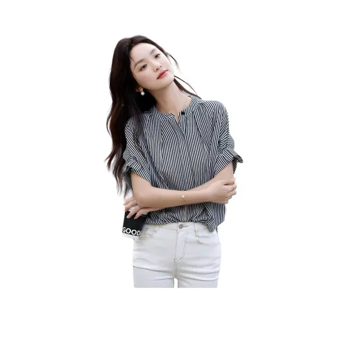 Dme Темно-синие Женские Рубашки