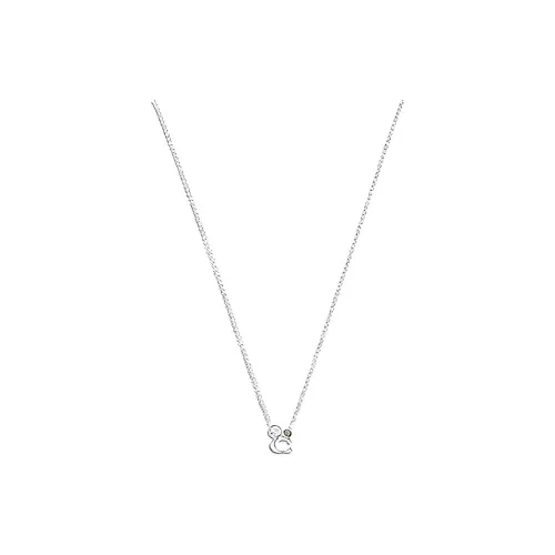 COACH Органическое стекло Ожерелья Женское Серебро