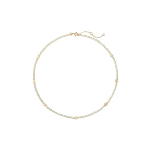 TORY BURCH Стекло Ожерелья Унисекс Белый