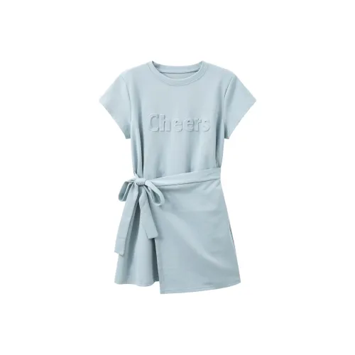 PLAY BUSH Короткий рукав Платье Женское