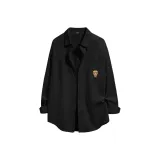 Black (Медведь Гамбургер Логотип на груди)