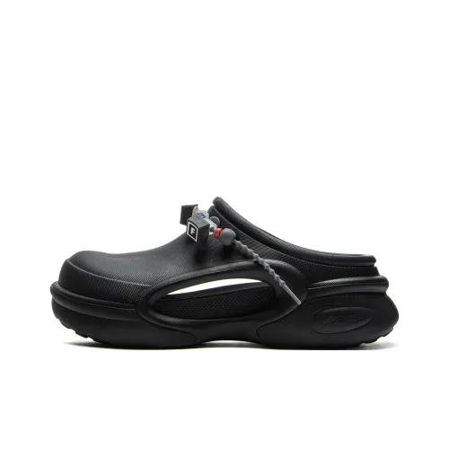 YINGXIONGLIANMENGYONGCHIPAIDUI x LINING Мягкие сабо унисекс черные