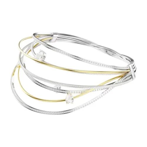 Swarovski Hyperbola Collection Кристальные ожерелья Унисекс Белый