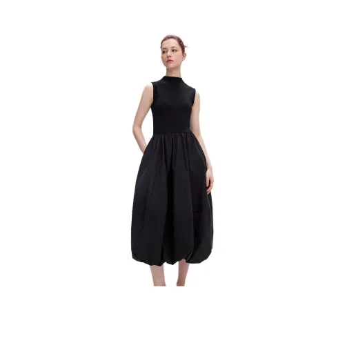 Only H1Z черные женские платья без рукавов