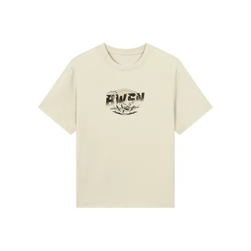 361° Светлый Бежевый Серый Мужская T-Рубашка