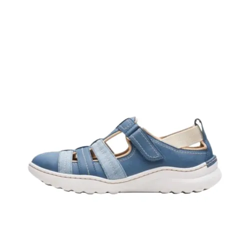 Clarks TEAGAN STEP Устойчивая к истиранию Обувь для активного отдыха Женская Синяя