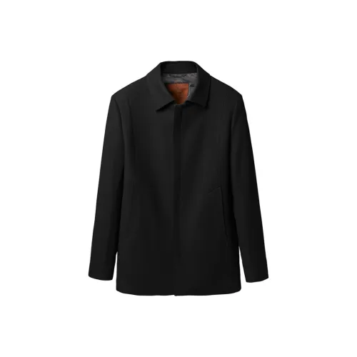 ARTSDON Темно-синий Синий Мужское Пальто