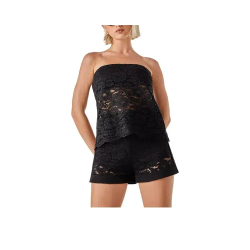 NASTY GAL Бандо Кружево Tailored Топ Без бретелей Топ Женские