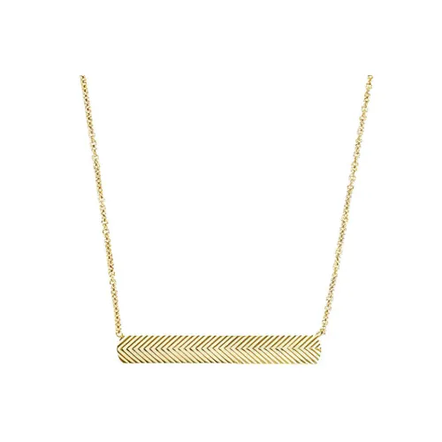 FOSSIL Нержавеющая сталь Ожерелье Женское Золото